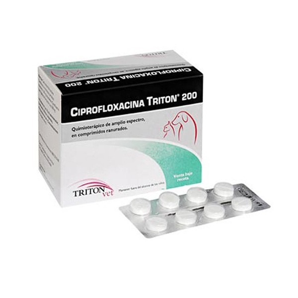 TRITON - CIPROFLOXACINA 200 X 80 COMP.-