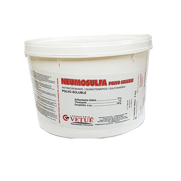 VETUE - NEUMOSULFA POL. SOL. X 5 KG.-