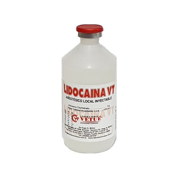 VETUE - LIDOCAINA VT X 100 CC.-