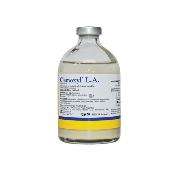 ZOETIS - CLAMOXYL L.A. X 100 CC.-