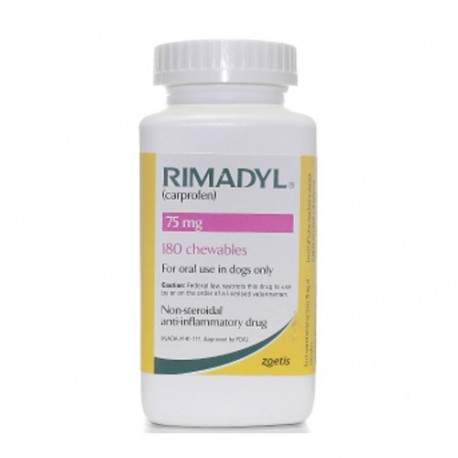 ZOETIS - RIMADYL CHEWABLE 75 MG. X 60 TABL.-