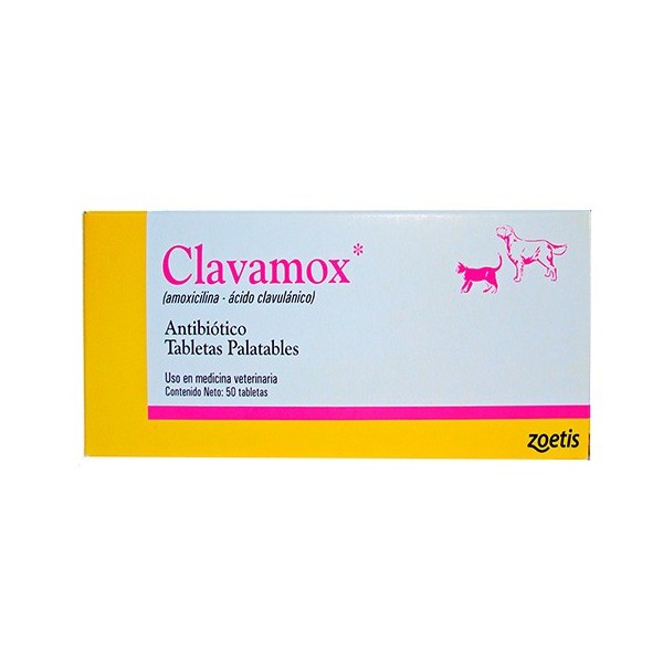 ZOETIS - CLAVAMOX 250 mg. X 50 Tabls.-