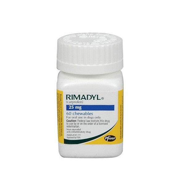 ZOETIS - RIMADYL CHEWABLE 25 mg. X 60 TABS.-