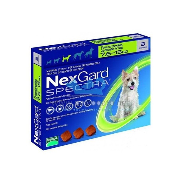 BOEHRINGER-MERIAL - NEXGARD SPECTRA M (7,6-15 KGS.)-