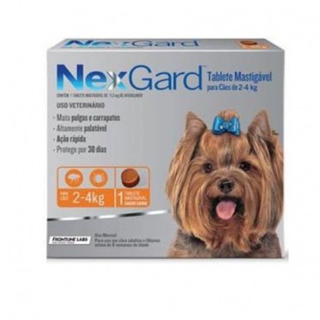 BOEHRINGER-MERIAL - NEXGARD S X 1 COMP. (2-4 KG)-