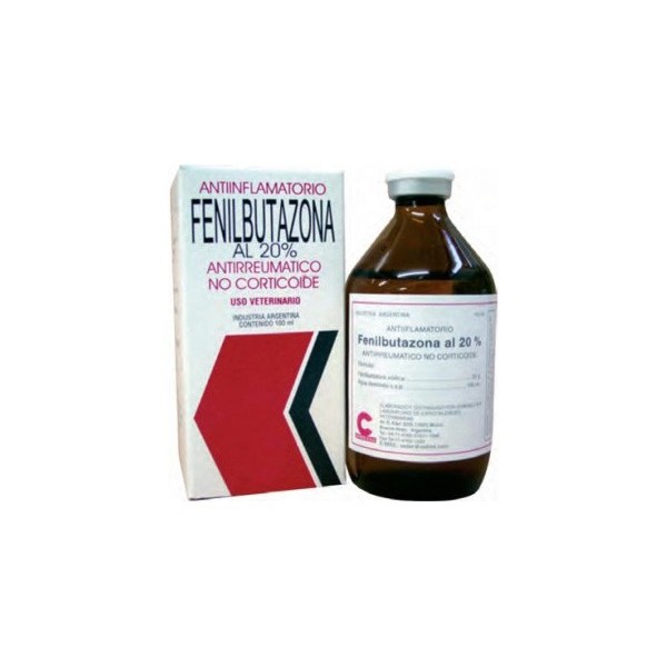 CHINFIELD - FENILBUTAZONA 20% INY. X 100 CC.-