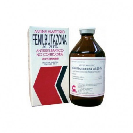 CHINFIELD - FENILBUTAZONA 20% INY. X 100 CC.-