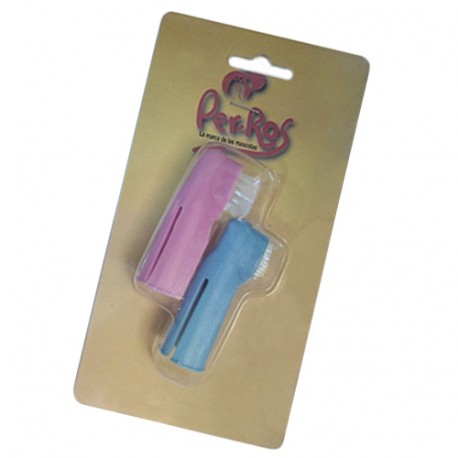LINEA PERROS - KIT DEDAL LIMPIADIENTES-