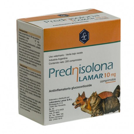 LAMAR - PREDNISOLONA 10 mg. X 200 Comp.-