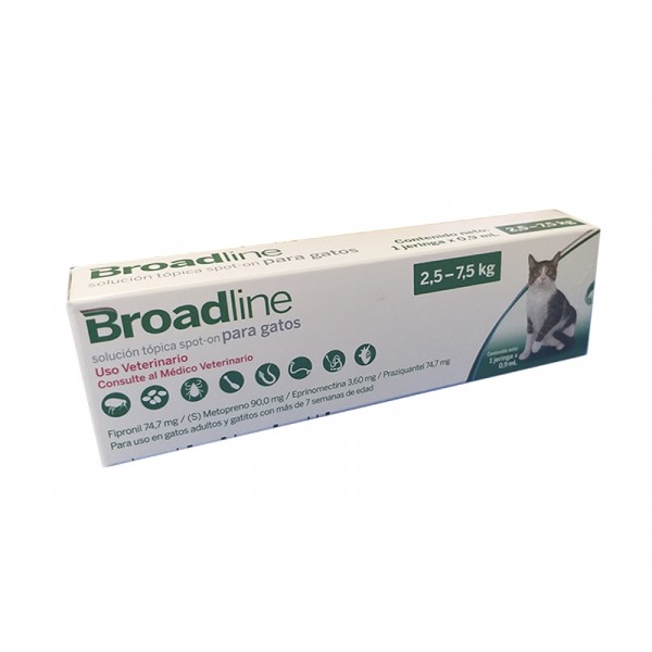 BOHERINGER - MERIAL - BROADLINE GATOS 2.5 a 7.5 KGS.