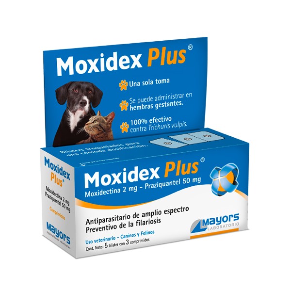 MAYORS - MOXIDEX PLUS 5 bl. X 3 COMP.-