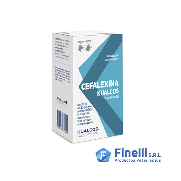 KUALCOS - CEFALEXINA KUALCOS POLVO X 25 GS.-