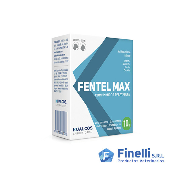 KUALCOS - FENTEL MAX 10 KG HOSP. X 30 COMP-