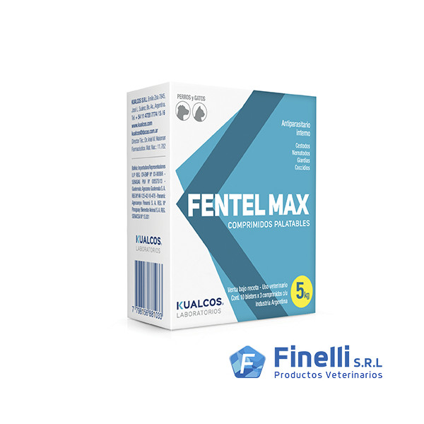 KUALCOS - FENTEL MAX 5 KG HOSP. X 30 COMP-