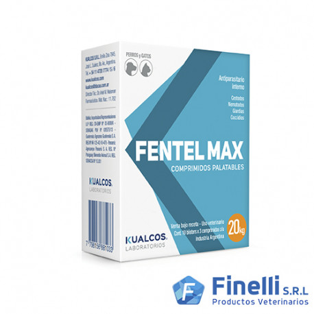 KUALCOS - FENTEL MAX 20 KG HOSP. X 30 COMP-