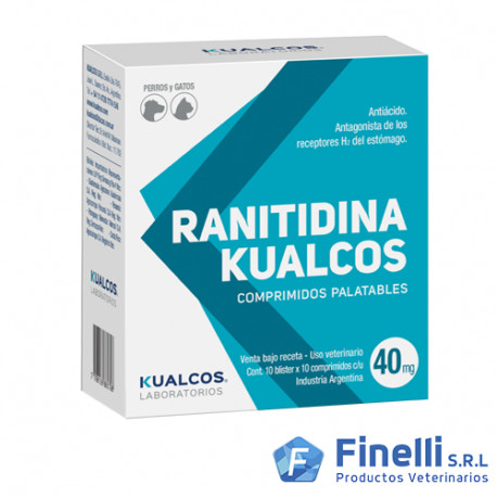 KUALCOS - RANITIDINA 40mg x 100 COMP.