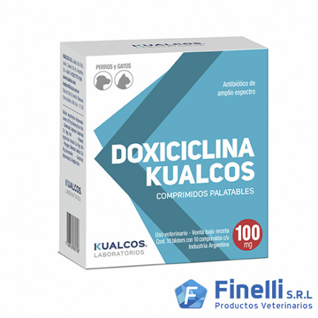 KUALCOS - DOXICICLINA 100 MG. X 100 COMP.