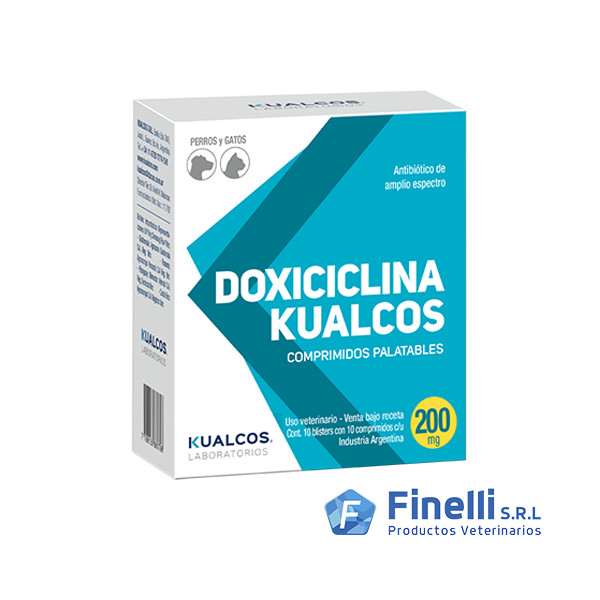 KUALCOS - DOXICICLINA 200 MG. X 100 COMP.