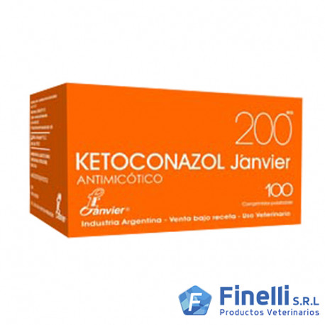 JANVIER - KETOCONAZOL 200 mg. X 100 COMPR.-