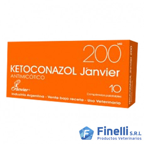 JANVIER - KETOCONAZOL 200 mg. X 10 COMP.-