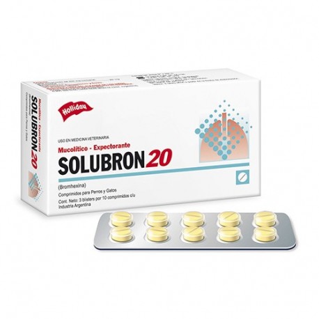 HOLLIDAY - SOLUBRON 20 (3 BL. X 10 COMPR.)