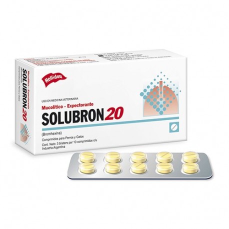 HOLLIDAY - SOLUBRON 20 (3 BL. X 10 COMPR.)