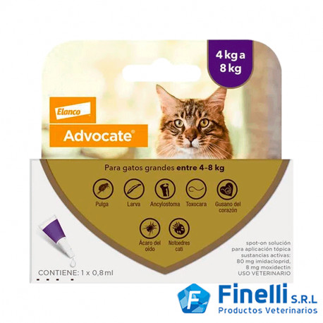 BAYER - ADVOCATE GATOS +4 KG-