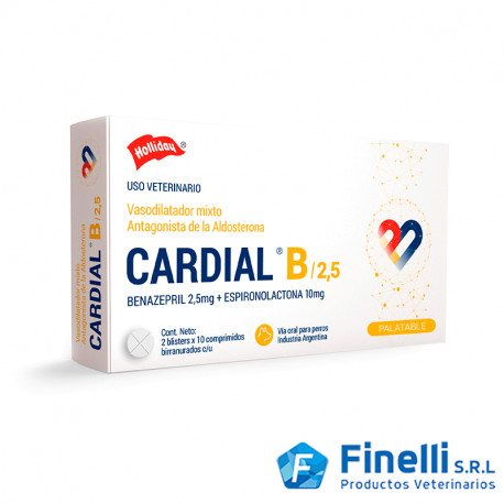 HOLLIDAY - CARDIAL B 2.5 MG X 20 COMP-