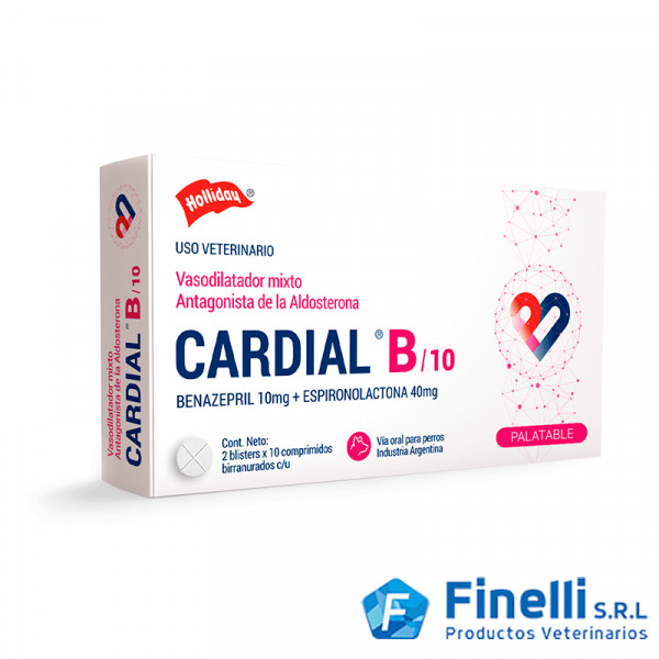 HOLLIDAY - CARDIAL B 10 MG X 20 COMP-