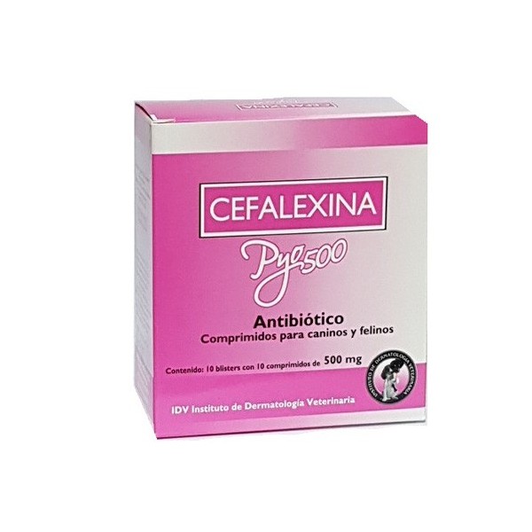 IDV - CEFALEXINA PYO 500 IDV X 100 COMP.-