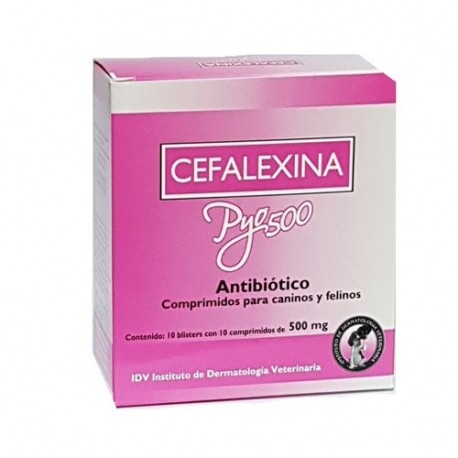 IDV - CEFALEXINA PYO 500 IDV X 100 COMP.-