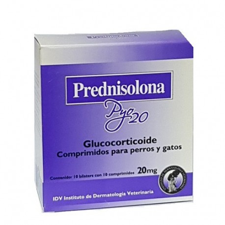 IDV - PREDNISOLONA PYO 20 MG. IDV X 100 COMP.-