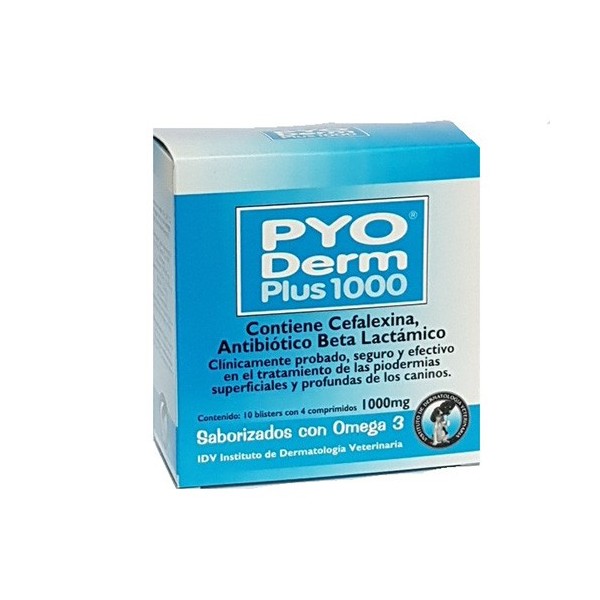 IDV - PYO DERM 1000 PLUS X 40 COMP.-