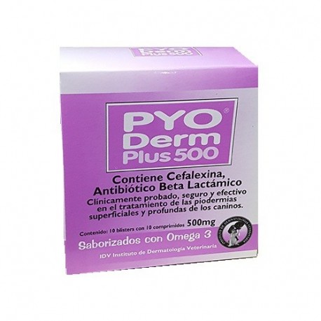 IDV - PYO DERM Plus 500 X 100 compr.-
