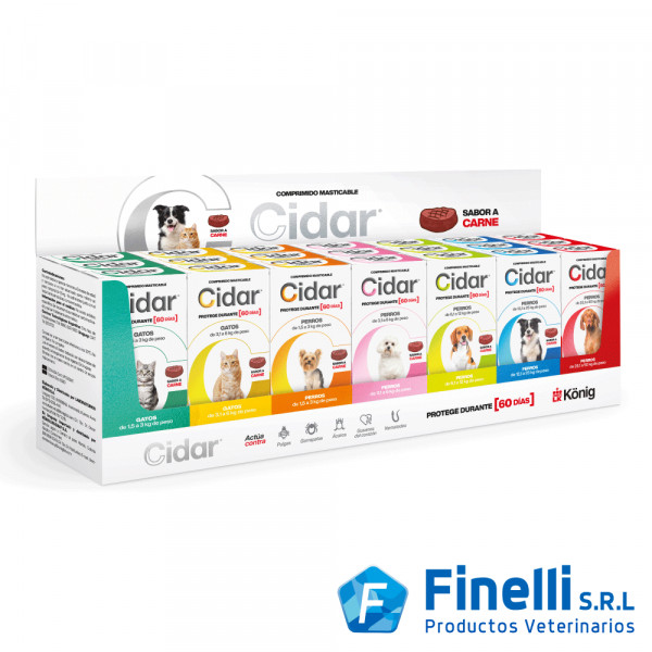 KONIG - DISPLAY CIDAR (3 un. de c/presentación)
