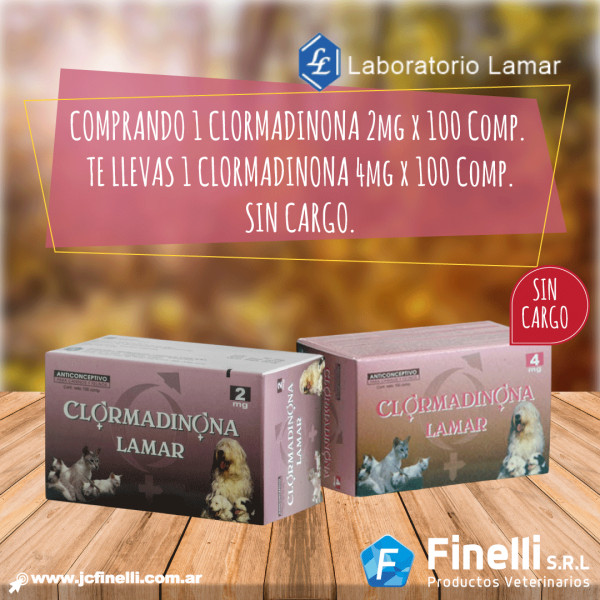 CLORMADINONA 2mg x 100 Comp.