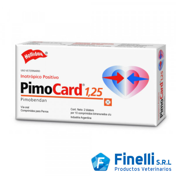 HOLLIDAY - PIMOCARD 1.25 MG. x 20 COMP.