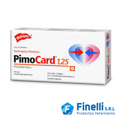 HOLLIDAY - PIMOCARD 1.25 MG. x 20 COMP.