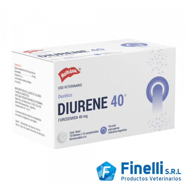 HOLLIDAY - DIURENE 40 mg  X 100 COMP.