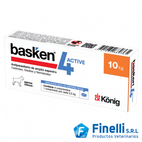 KONIG - BASKEN 4 ACTIVE PERROS CHICOS 10 Kg