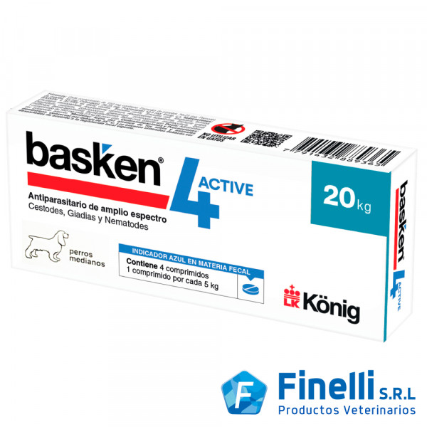 KONIG - BASKEN 4 ACTIVE PERROS MEDIANOS 20 Kg