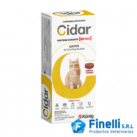 KONIG - CIDAR GATOS (3 a 6 KGS.)