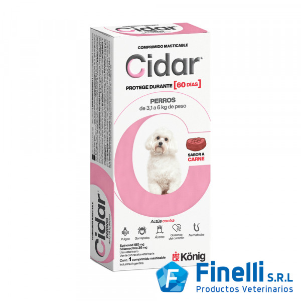 KONIG - CIDAR PERROS (3,1 a 6 KGS.)