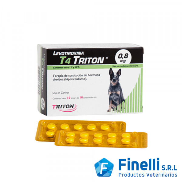 TRITON - LEVOTIROXINA TRITON T4 0,8mg x 100 Comp.