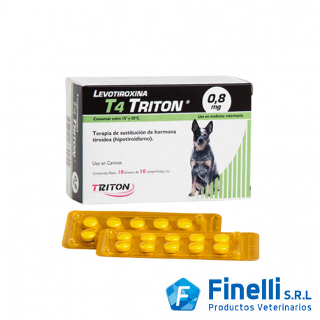 TRITON - LEVOTIROXINA TRITON T4 0,8mg x 100 Comp.