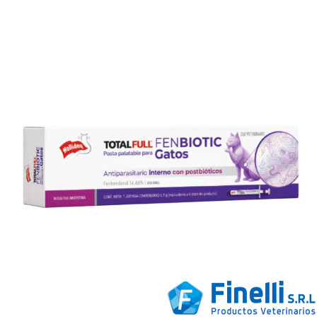 HOLLIDAY - TOTAL FULL FENBIOTIC Pasta palat. gatos Jga x 8grs