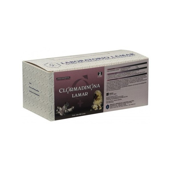 LAMAR - CLORMADINONA 2mg x 500 COMPR.-