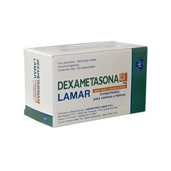 LAMAR - DEXAMETASONA X 100 COMPR.-