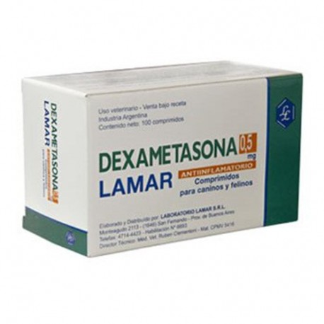 LAMAR - DEXAMETASONA X 100 COMPR.-