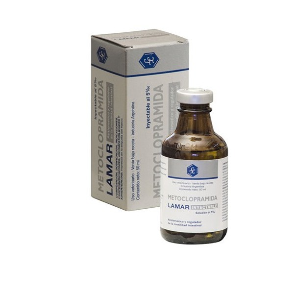 LAMAR - METOCLOPRAMIDA INY. X 50 CC.-